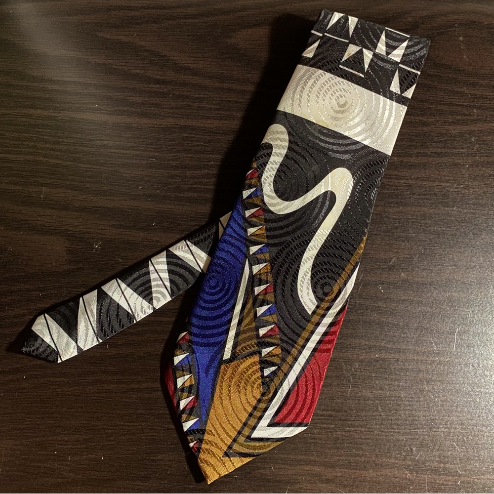 Vintage Abstract Impact Mens’ Tie